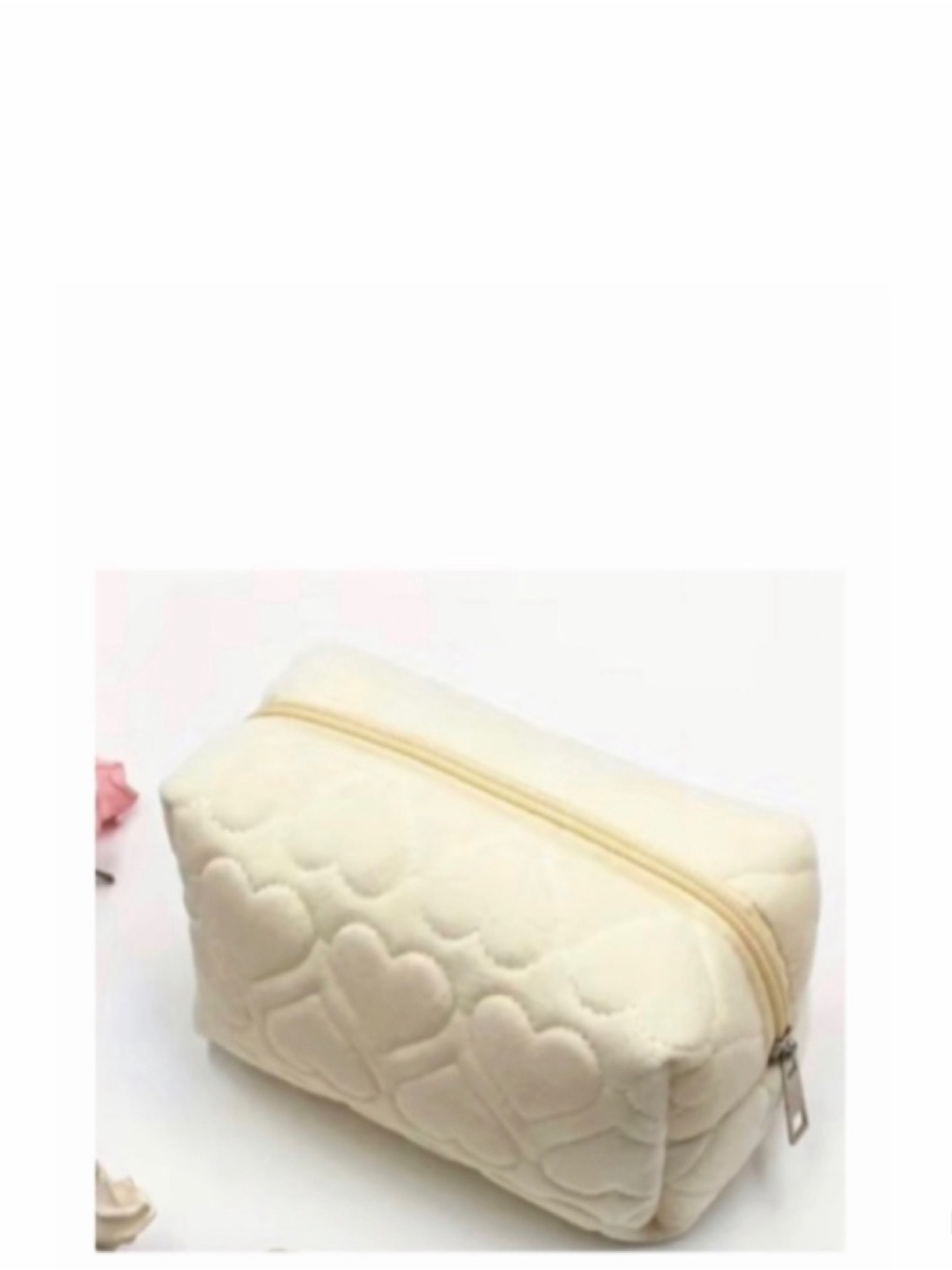 NEW Minimalist Corduroy Cosmetic Bag Soft Travel Makeup Pouch